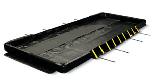 Eagle Talon™ Drive-In & Drive-Out, 12'x60'x1', 5385 Gal. Spill Capacity, Black