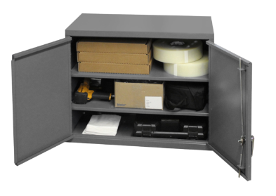 Durham 072SD-95 Wall Mountable Storage Cabinet, 3 Shelves, 35-7/8 X 13-11/16 X 26-15/16