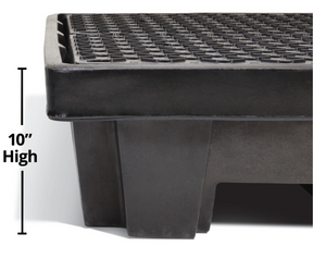 PIG® 4-Drum Poly Spill Containment Pallet W/O Drain