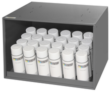 Load image into Gallery viewer, Durham 303B-16.75-AR-95 Gravity Fed Aerosol Cabinet, 6 Sections (48 pcs)