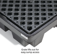 Load image into Gallery viewer, PIG® 4-Drum Poly Spill Containment Pallet W/O Drain