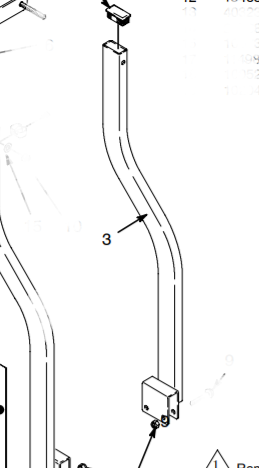 Graco 15F582 EZ Bead Hopper Leg Only (LH)