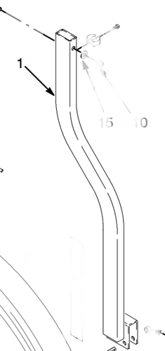 Graco 15F581 EZ Bead Hopper Leg Only (RH)