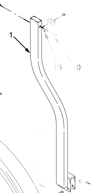 Graco 15F581 EZ Bead Hopper Leg Only (RH)