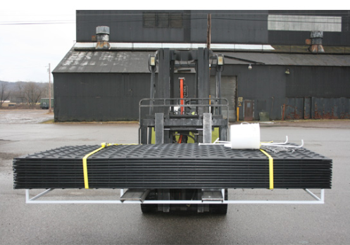 Justrite™ Ground Protection, Versamat, Mat-Pak, (12) 3' X 8' Mats, Black, W/ Accessories 120 Ton Load