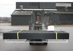 Justrite™ Ground Protection, Alturnamat, Mat-Pak, (12) 3' X 8' Mats, One Side Smooth, Black, W/ Acc, 120T