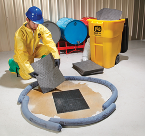 PIG® Spill Kit in High-Visibility Mobile Container