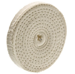 Woodstock Tools 3" x 40 Ply x 1/4" Spiral Sewn Buffing Wheel, 5000 RPM