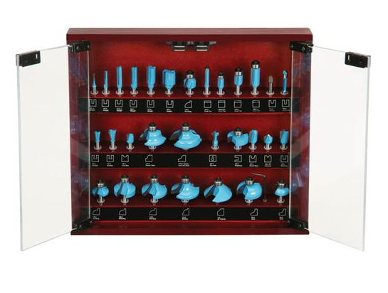 Woodstock Tools 30 pc. Carbide Tipped Router Bit Set 1/4