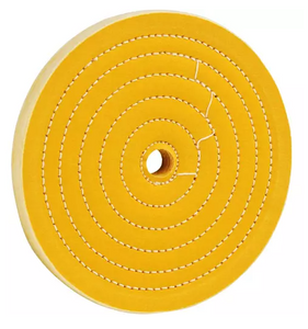 Woodstock Tools 8" x 50 Ply x 5/8" Loose Muslin Hard Buffing Wheel, 4000 RPM