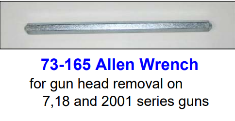 BInks 73-165 Allen Wrench (7Gun Head)