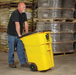 PIG® Spill Kit in High-Visibility Mobile Container