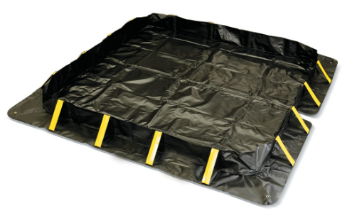 Eagle Talon™ SX Berm, 10'x26'x1', 1944 Gal. Spill Capacity, Black