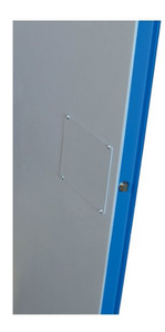 Justrite™ ChemCor® Hazardous Material Safety Cabinet, 45 Gal., 2 shelves, 2 s/c doors, Royal Blue