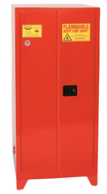 Load image into Gallery viewer, Eagle Tower™ 96-gal.capacity Flammable storage Cabinet w/ 5 Shelves &amp; 2 Door-Manual Close - Red