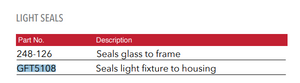 Global Finishing Solutions GFT5108 Light Fixture Gasket Roll 108'