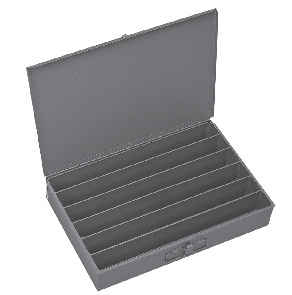 Durham 125-95 Large Steel Compartment Box, 6 Opening