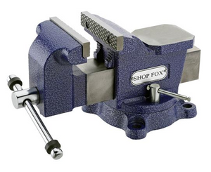 Shop Fox Tools 4" Bench Vise with Swivel Base