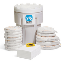 Load image into Gallery viewer, PIG® Oil-Only Spill Kit in 95-Gallon Overpack Salvage Drum