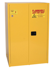 Load image into Gallery viewer, Eagle Flammable Liquid Safety Cabinet, 90 Gal. 2 Shelves, 2 Door, Self Close, Yellow