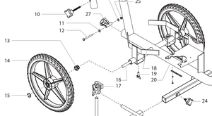 Titan 759-293A Powrliner 850 Rear Wheels Set