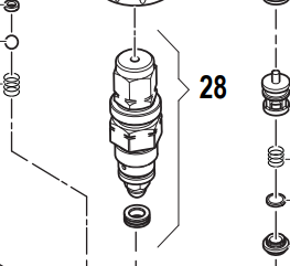 Simpson 7105410  Unloader Valve Kit