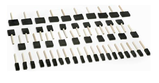 Woodstock Tools Foam Brush, 50 pc. Set