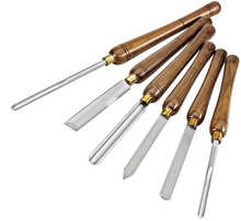 Load image into Gallery viewer, Shop Fox Tools Lathe Chisel Set, 6 pc.