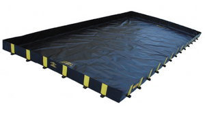 Justrite™ Rigid-lock Quickberm®, Dims. 12'w X 28'l X 12", Cap. 2510 Gals.