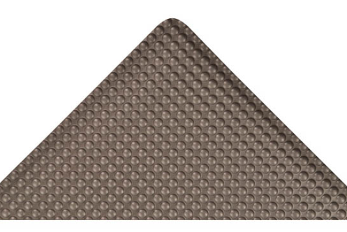 Justrite™ Mat,982 Bubble Trax Grande 3x75 Black