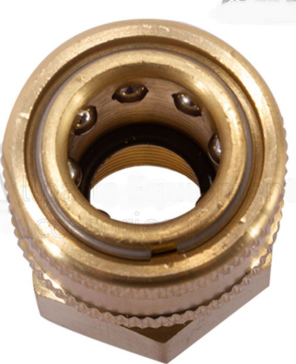 Simpson 7100019 3/8 Quick Coupler NPTF Brass