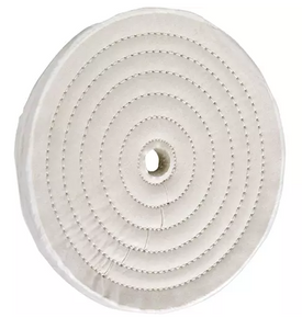 Woodstock Tools 8" x 40 Ply x 3/4" Soft Muslin Buffing Wheel, 4000 RPM