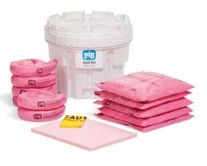 PIG® HazMat Spill Kit in 20-Gallon Overpack Salvage Drum