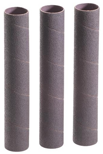 Woodstock Tools 1-1/2" Dia. x 9" Hard Sanding Sleeve A60, 3 pk.