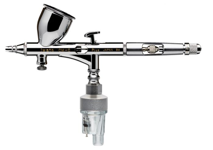 Iwata Custom Micron CM-C Plus Gravity Feed Dual Action Airbrush