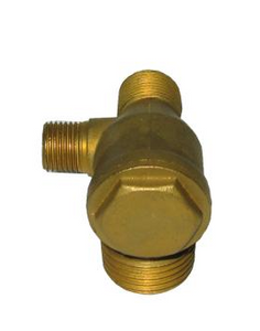 Powermate Tools 1/2" x 3/8" NPT Check Valve 90 degree Left