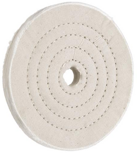 Woodstock Tools 6" x 40 Ply x 3/4" Soft Muslin Buffing Wheel, 4000 RPM