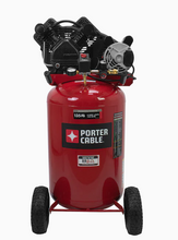 Load image into Gallery viewer, Porter Cable 1.6 RHP 30 Gallon V-Twin Cast Iron Pump Vert Compressor