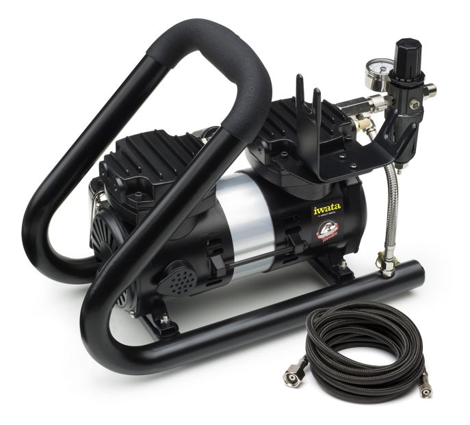 Iwata Power Jet Plus Tubular 110-120V Airbrush Compressor