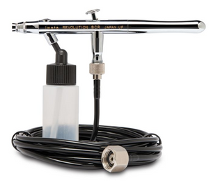 Iwata Revolution HP-BCR Siphon Feed Dual Action Airbrush with Iwata Airbrush Hose