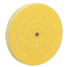 Woodstock Tools 6" x 50 Ply x 1/2" Loose Muslin Hard Buffing Wheel, 5000 RPM