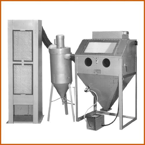 TRINCO™ Model 36×24 DELUXE with 450 CFM Abrasive Separator (1587628965923)