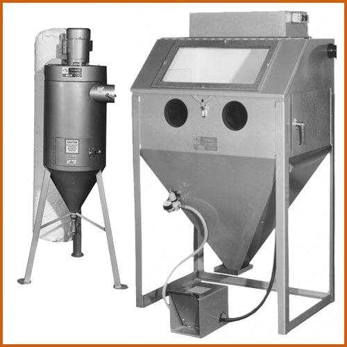 TRINCO™ Model 36 with 450 CFM Abrasive Separator (Size 36 x 24) (1587628703779)