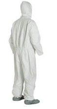 Load image into Gallery viewer, DuPont™ Tyvek® 400 Coveralls (Attached Hood and Boots, Elastic Wrists and Ankles) - XLarge - 25/Pack