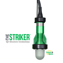 Load image into Gallery viewer, STRIKER™ A-Model LED Lighthead w/ 150ft 14/3 SOOW cable, NON-EXP Proof Power Box, NON-EXP Plug, Short Handle (includes Hook &amp; Dome Diffuser)