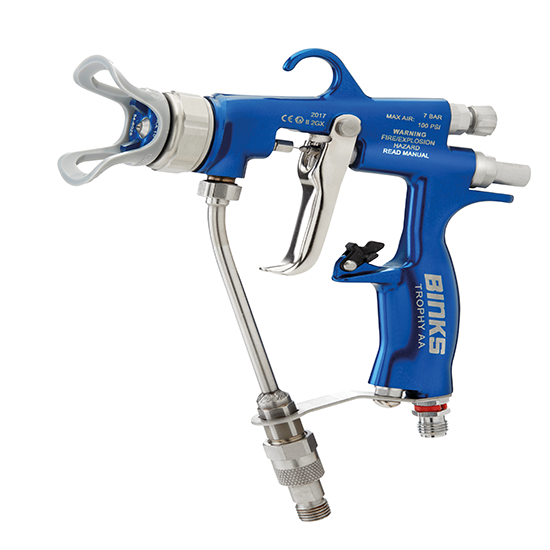 Binks Trophy AA1600 HVLP Air Assisted Airless Manual Spray Gun - HVLP TWIST TIP