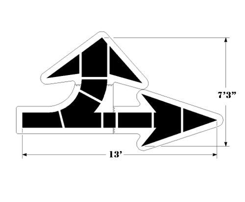 NEWSTRIPE Walmart Solid Combo Arrow