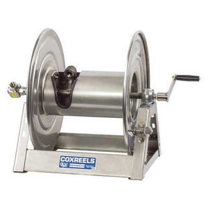 Cox Hose Reels - 1125-SS "Stainless Steel" Series (SP Finish) : Hydraulic Rewind / 1/2"X200'