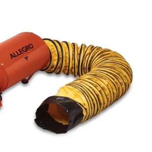 Allegro 8" Axial AC Blower w/ Canister and 25’ Ducting