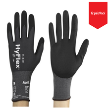 Load image into Gallery viewer, Ansell HyFlex 11-840 Nylon Nitrile-Coated General Purpose Gloves - 12Pr/Pk